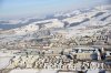 Luftaufnahme Kanton Zug/Rotkreuz/Rotkreuz im Schnee - Foto Rotkreuz ZG 5923